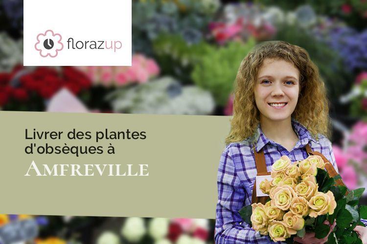 bouquets de fleurs pour un décès à Amfreville (Manche/50480)