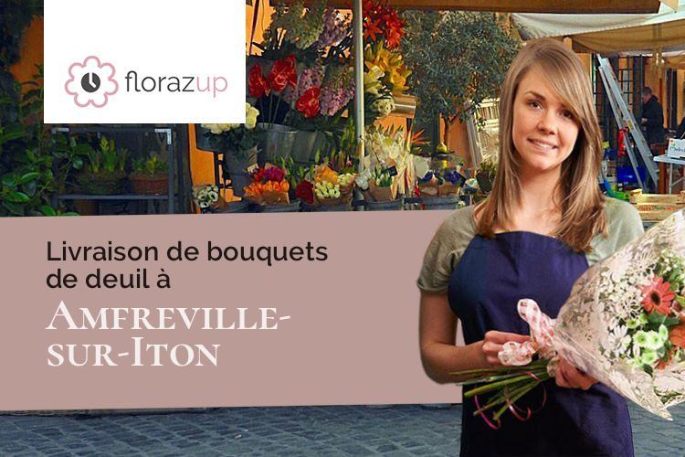 créations florales pour un décès à Amfreville-sur-Iton (Eure/27400)