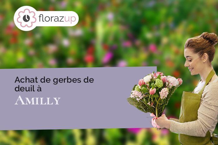 couronnes florales pour un enterrement à Amilly (Loiret/45200)