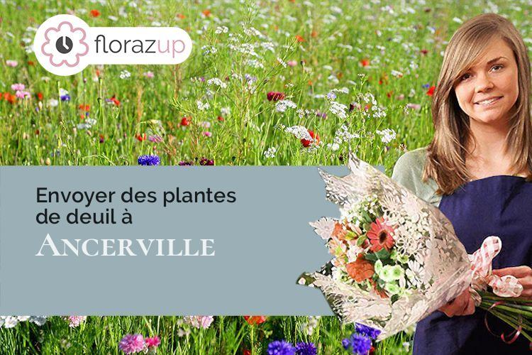 créations florales pour un enterrement à Ancerville (Meuse/55170)