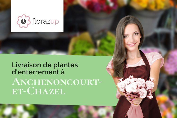 couronnes de fleurs pour un deuil à Anchenoncourt-et-Chazel (Haute-Saône/70210)