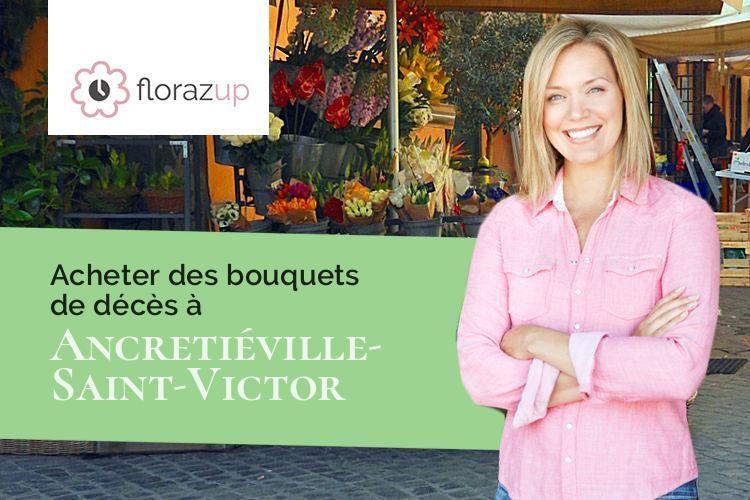 créations florales pour une crémation à Ancretiéville-Saint-Victor (Seine-Maritime/76760)