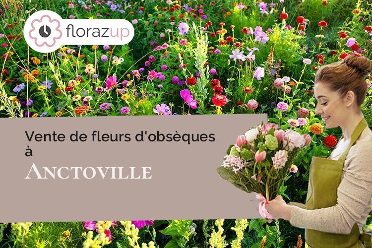 compositions de fleurs pour une crémation à Anctoville (Calvados/14240)