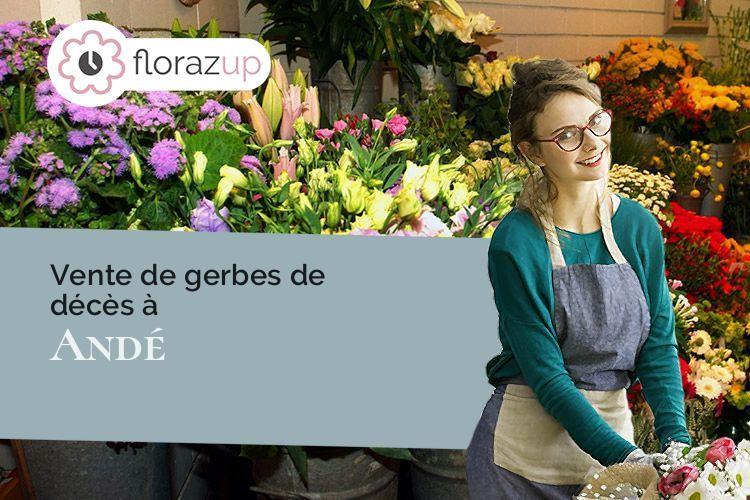 gerbes de fleurs pour un décès à Andé (Eure/27430)