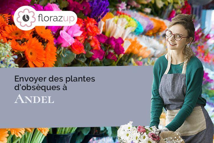bouquets de fleurs pour un décès à Andel (Côtes-d'Armor/22400)