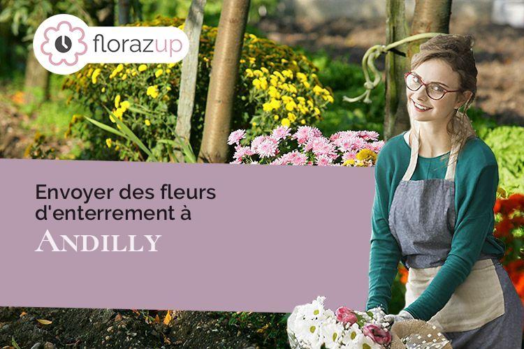 coupes de fleurs pour un décès à Andilly (Charente-Maritime/17230)