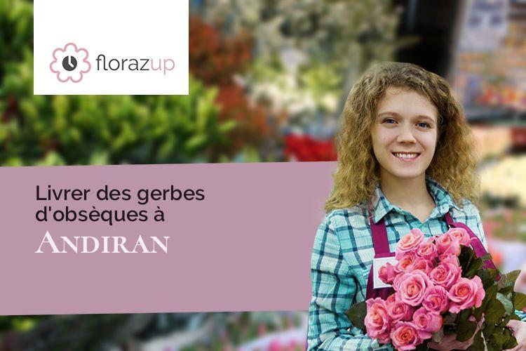 créations de fleurs pour un deuil à Andiran (Lot-et-Garonne/47170)