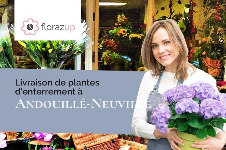 coeurs de fleurs pour un enterrement à Andouillé-Neuville (Ille-et-Vilaine/35250)