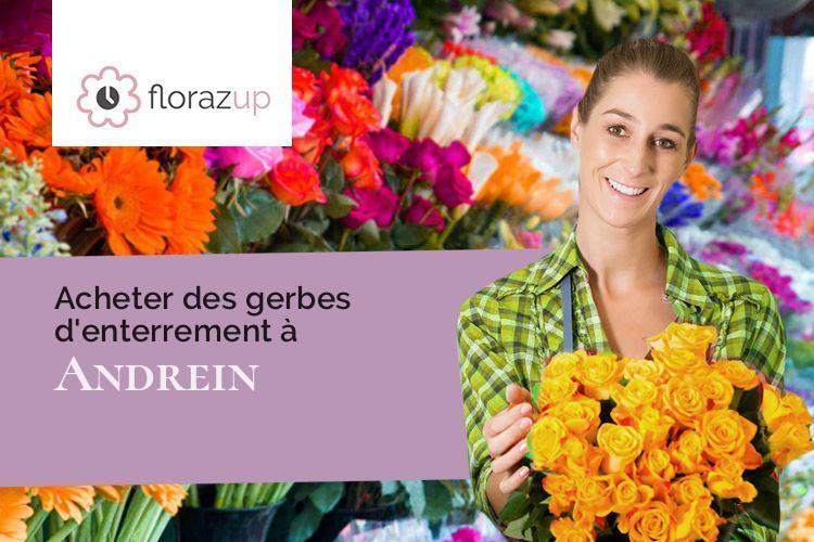 couronnes florales pour un deuil à Andrein (Pyrénées-Atlantiques/64390)