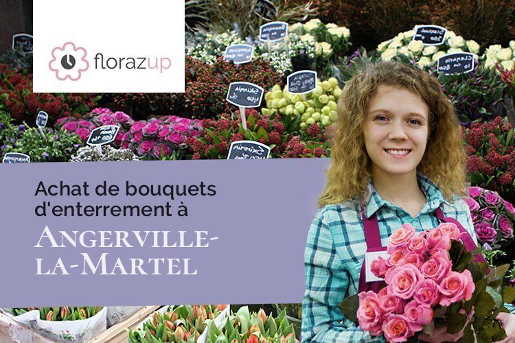compositions de fleurs pour une crémation à Angerville-la-Martel (Seine-Maritime/76540)