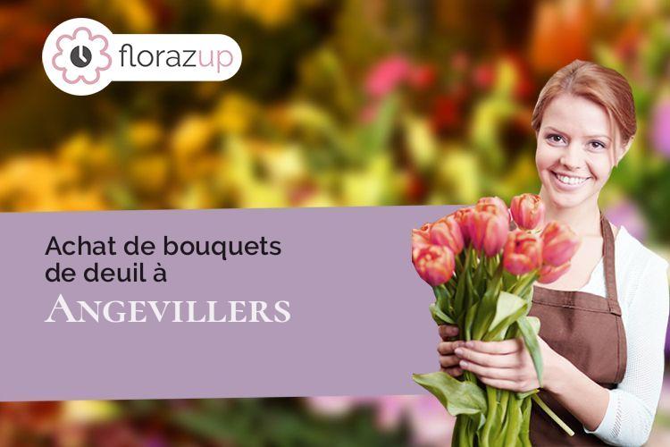 compositions de fleurs pour une crémation à Angevillers (Moselle/57440)