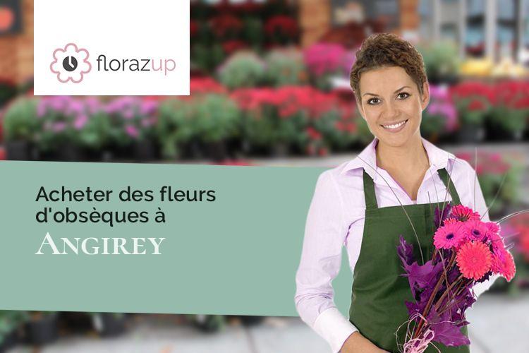 gerbes de fleurs pour un enterrement à Angirey (Haute-Saône/70700)