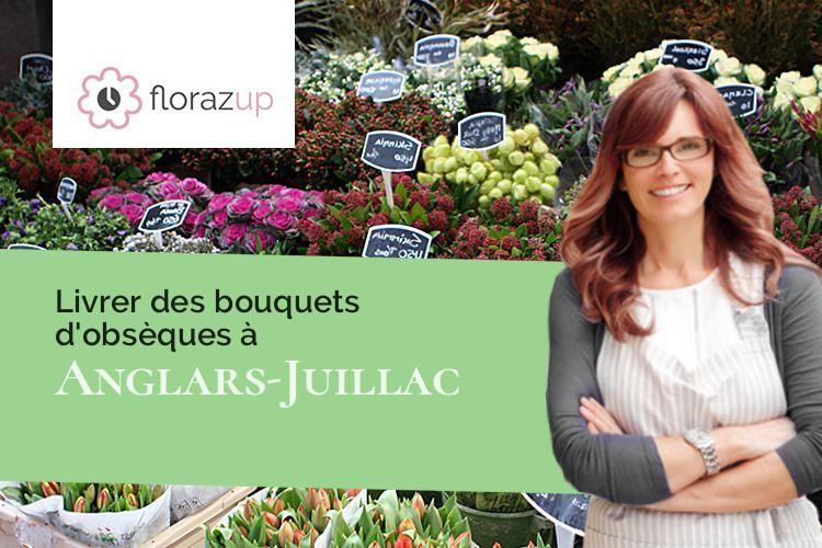 créations florales pour des funérailles à Anglars-Juillac (Lot/46140)