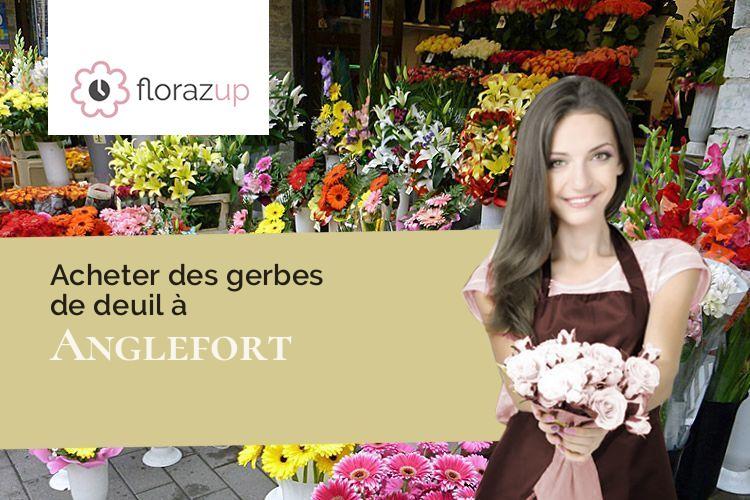 couronnes florales pour un enterrement à Anglefort (Ain/01350)