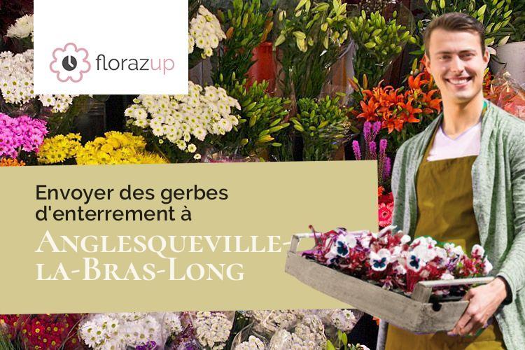 coupes de fleurs pour des funérailles à Anglesqueville-la-Bras-Long (Seine-Maritime/76740)