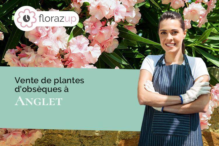 coeur de fleurs pour des obsèques à Anglet (Pyrénées-Atlantiques/64600)