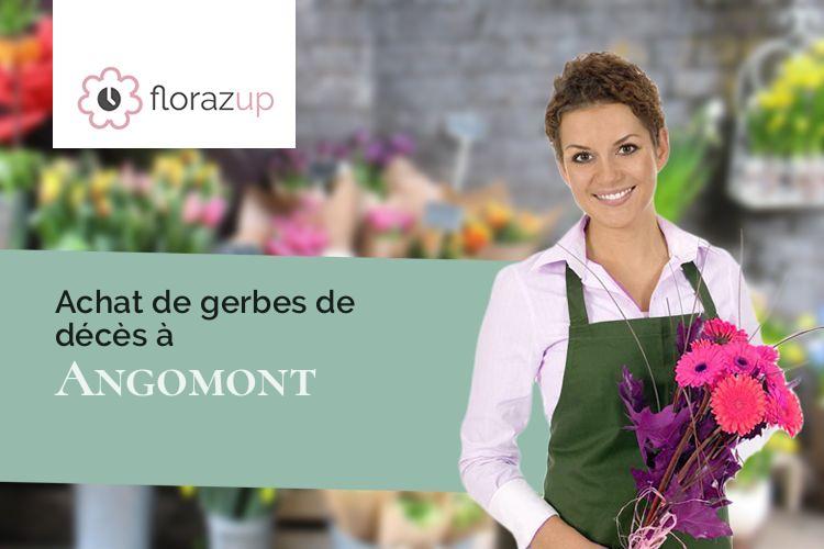 compositions de fleurs pour un enterrement à Angomont (Meurthe-et-Moselle/54540)