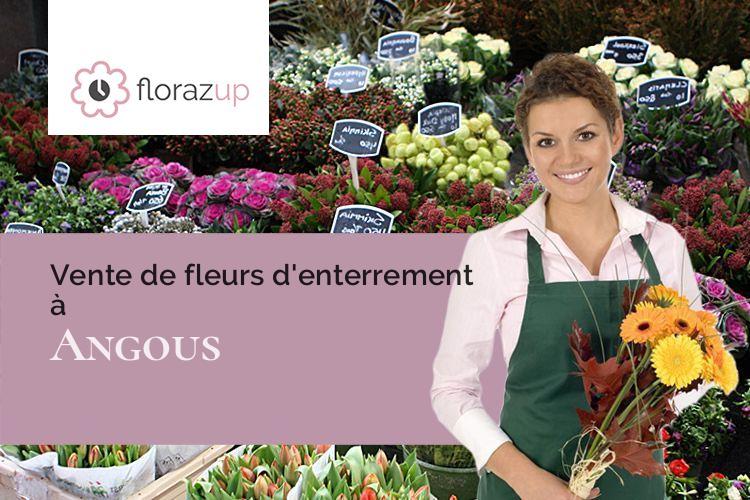 coeurs de fleurs pour un enterrement à Angous (Pyrénées-Atlantiques/64190)