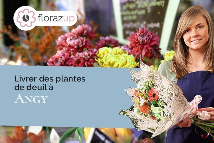 plantes pour des funérailles à Angy (Oise/60250)