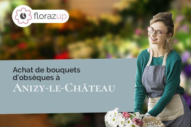 créations florales pour des obsèques à Anizy-le-Château (Aisne/02320)