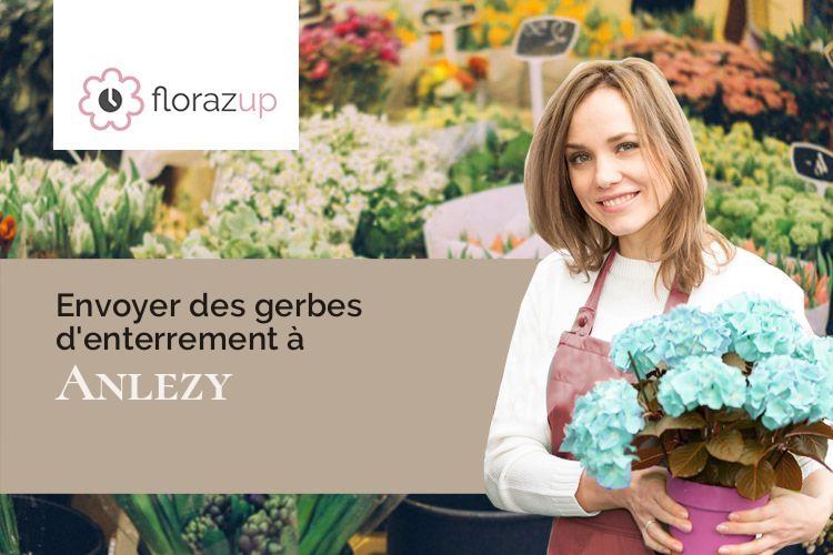 compositions de fleurs pour des obsèques à Anlezy (Nièvre/58270)