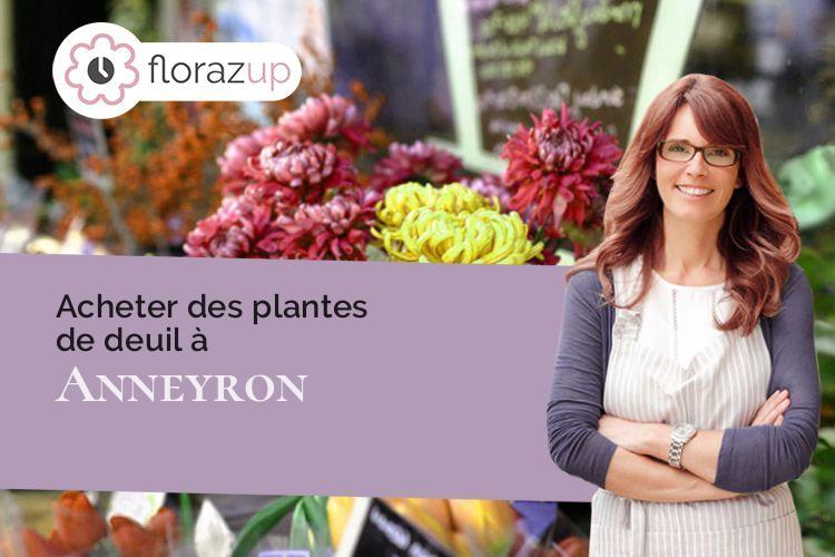 couronnes de fleurs pour une crémation à Anneyron (Drôme/26140)