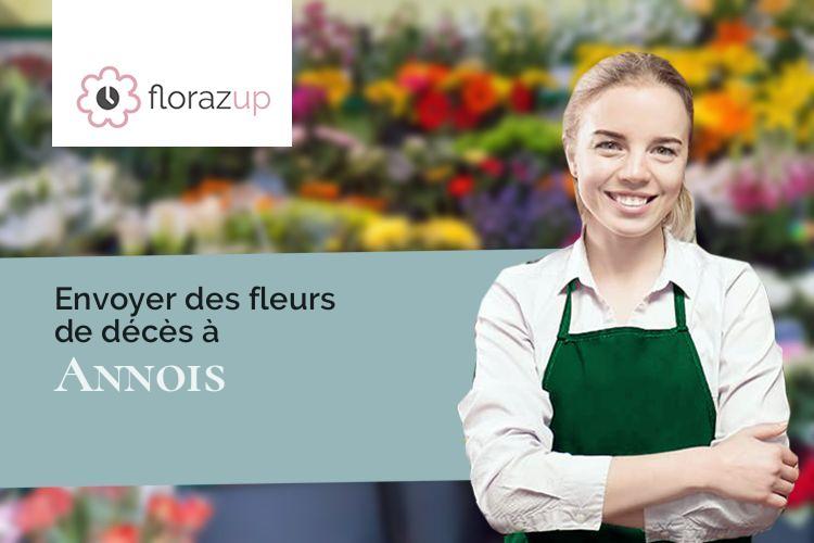 gerbes de fleurs pour une crémation à Annois (Aisne/02480)