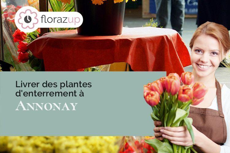 coupes de fleurs pour des obsèques à Annonay (Ardèche/07100)