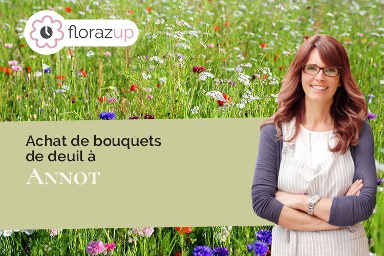 couronnes florales pour un enterrement à Annot (Alpes-de-Haute-Provence/04240)