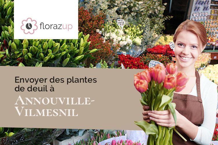 coeurs de fleurs pour une crémation à Annouville-Vilmesnil (Seine-Maritime/76110)