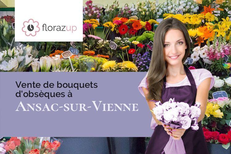 couronnes florales pour un enterrement à Ansac-sur-Vienne (Charente/16500)