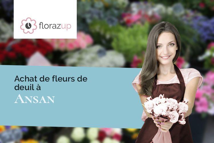croix de fleurs pour des funérailles à Ansan (Gers/32270)