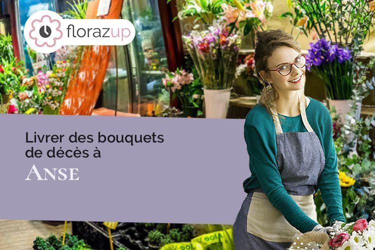 coeur de fleurs pour une crémation à Anse (Rhône/69480)