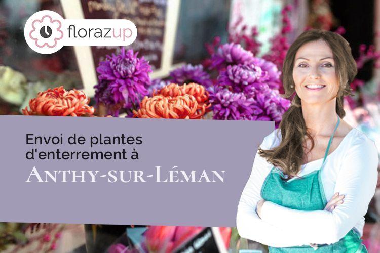 créations de fleurs pour un enterrement à Anthy-sur-Léman (Haute-Savoie/74200)