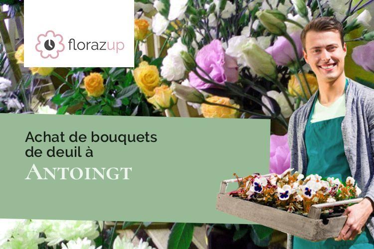 compositions de fleurs pour des funérailles à Antoingt (Puy-de-Dôme/63340)