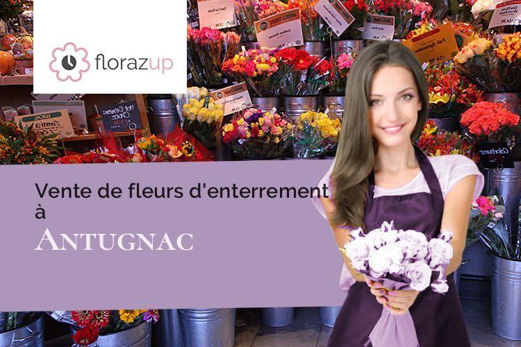 créations florales pour des funérailles à Antugnac (Aude/11190)