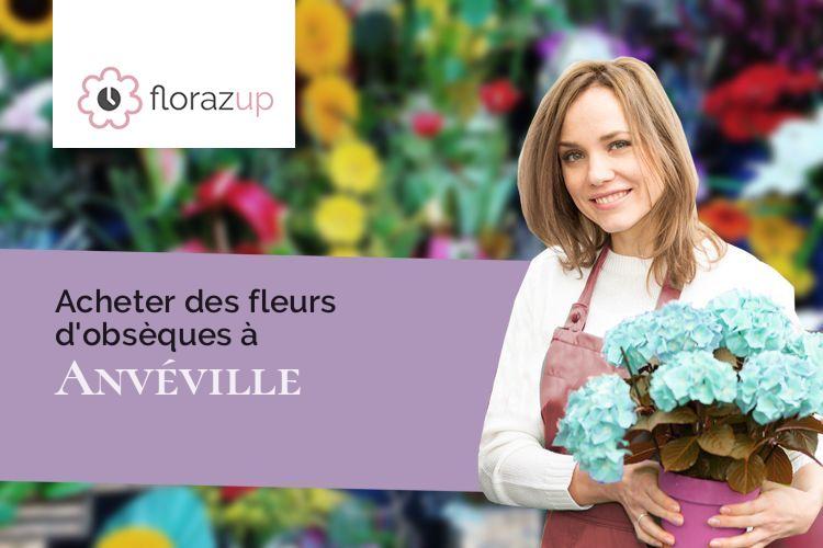 bouquets de fleurs pour un décès à Anvéville (Seine-Maritime/76560)