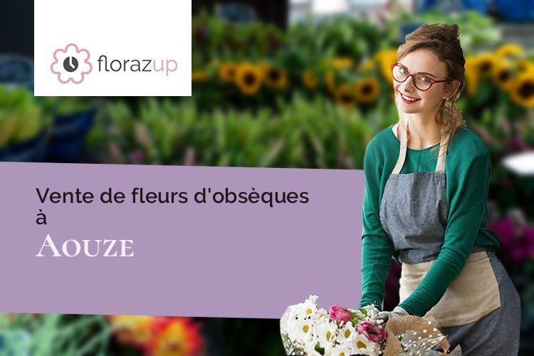coeurs de fleurs pour des funérailles à Aouze (Vosges/88170)