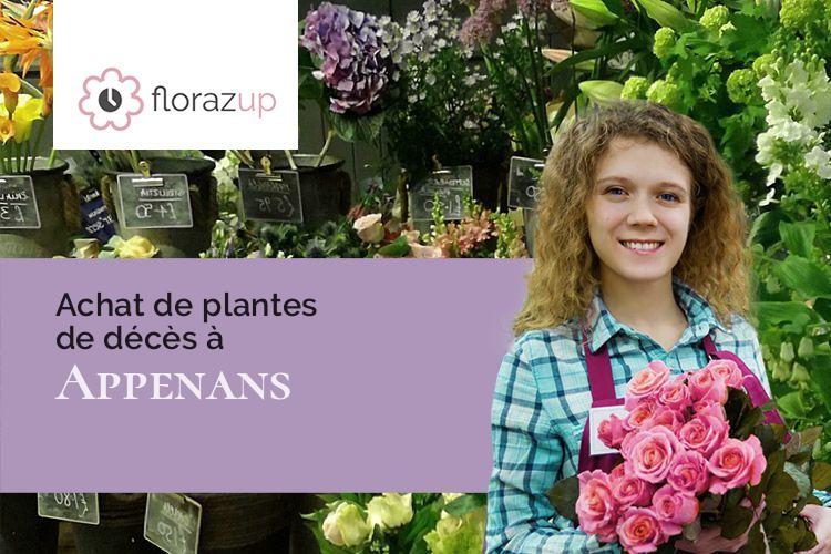 créations florales pour des obsèques à Appenans (Doubs/25250)