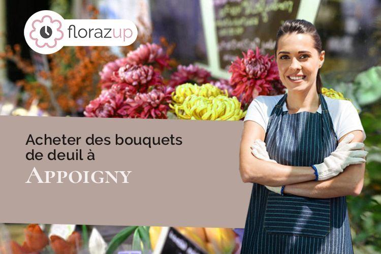 couronnes florales pour un décès à Appoigny (Yonne/89380)