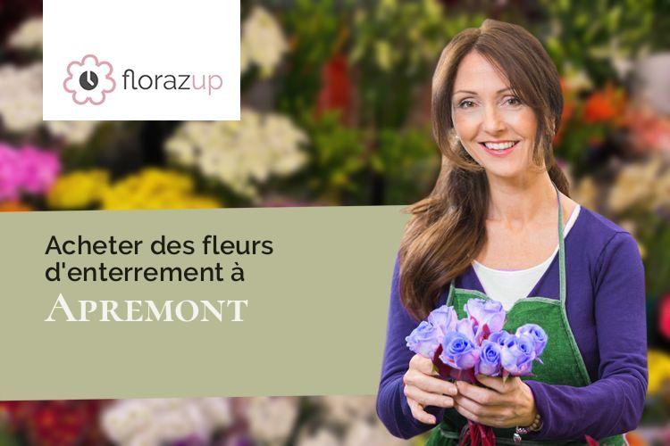 créations florales pour des obsèques à Apremont (Oise/60300)