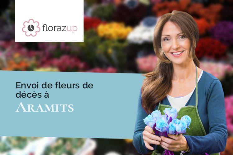 coeurs de fleurs pour des obsèques à Aramits (Pyrénées-Atlantiques/64570)