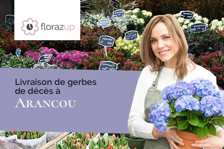 créations florales pour un deuil à Arancou (Pyrénées-Atlantiques/64270)