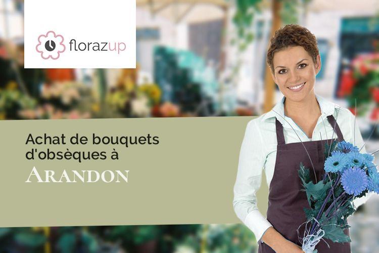 compositions de fleurs pour des obsèques à Arandon (Isère/38510)