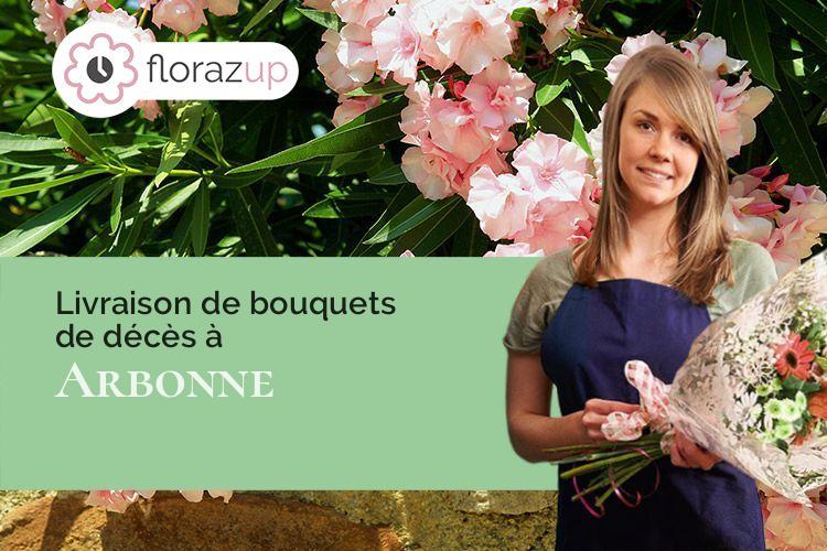 coeur de fleurs pour un enterrement à Arbonne (Pyrénées-Atlantiques/64210)
