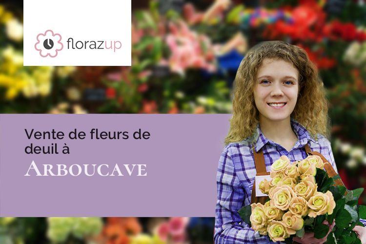 bouquets de fleurs pour un deuil à Arboucave (Landes/40320)