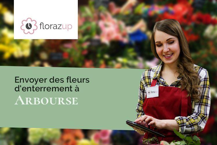 compositions de fleurs pour une crémation à Arbourse (Nièvre/58350)