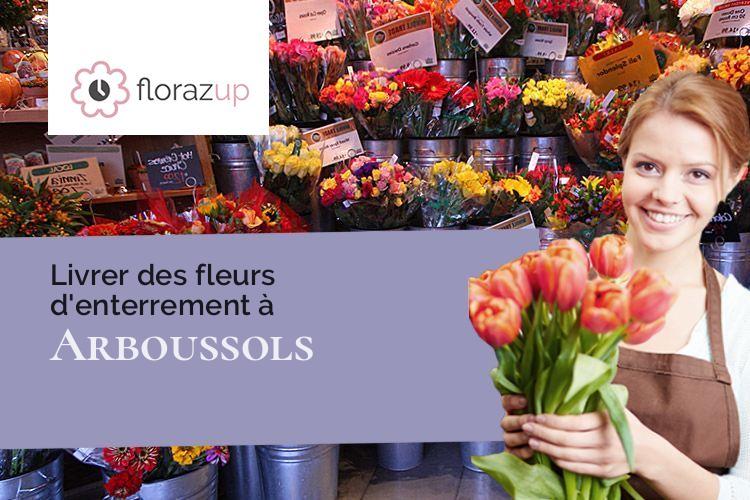 créations florales pour des funérailles à Arboussols (Pyrénées-Orientales/66320)
