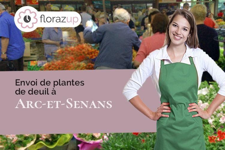 gerbes de fleurs pour des obsèques à Arc-et-Senans (Doubs/25610)