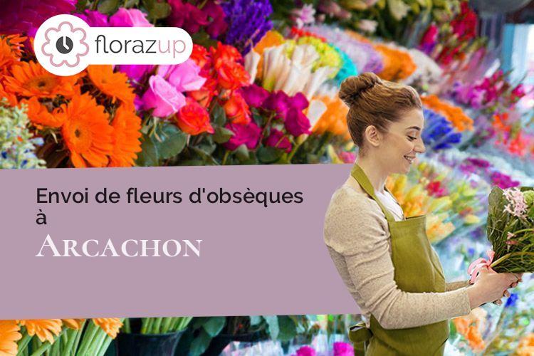 compositions de fleurs pour une crémation à Arcachon (Gironde/33120)